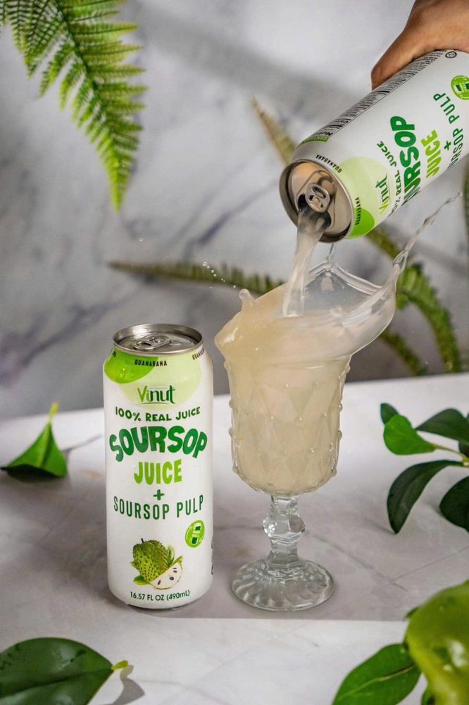 Soursop juice with pulp